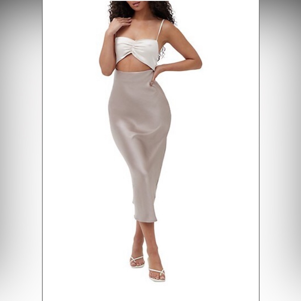 New 4th Reckless satin dress